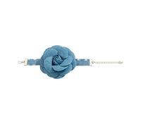 QUXVUIS Charming Flower Bangle Bracelet Stylish Accessory Captivate Hearts At Weddings Dances And Birthdays Gatherings Blue Flower Bracelet Daily Wear Stylish Trendy