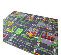QUXVUIS Children's Car Game Mat Education Crawling Carpet Road Mat Interactive Decorative Development Anti absorbing Room Game, 50x80cm