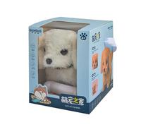 QUXVUIS Childrens Toys Simulation Doll With Walking And Barking Action Plush Walking And Calling Plush Toys Gifts Barks, type+4