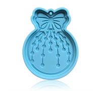 QUXVUIS Christmas Silicone Resin Mold Safe Flexible Molds Snowflake Mould Indoor Home Decorations Craft Casting Moulding, Type 6