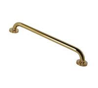 QUXVUIS Chrome Tub Handgrip Guarantees Strong Support While Enhancing Bathroom Decor Stylish Homes Is Ergonomical For Universal .Easy To Install With Included Accessories, Golden, 40cm