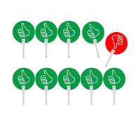 QUXVUIS Classroom Voting Paddles Effective Teaching Tools with Ergonomic Handles Producing Comfortable for Students and Teachers Alike True False Paddles Teacher Classroom Event Supply