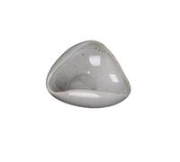 QUXVUIS Coffee Bean Container Dosing Bowl Porcelain Reliable Unique Multipurpose Weighing Accessory for Coffee and Tea Multipurpose Durable Lightweight Cafe Restaurant, Gray, 9.8x7.5x4cm