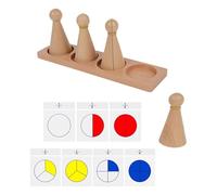 QUXVUIS Cognitive Game Toy For Children Featuring Fraction Learning Approach Through Entertaining Puzzle Elements Supporting Early Development Preschool Teaching Aids Kids Early Learning Toy