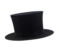 QUXVUIS Collapsible Top Hat Magician Accessories Kids Playing Tricks Essential For Magical Stage Performances Magicians Hat Magical Tricks Kids Children Play , Black , 14x33.5cm