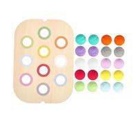 QUXVUIS Color Shape Sorting Toy Encourages Fun Learning Experiences Focusing On Cognitive Skills And Development Through Interactive Play Wooden Color Sorter