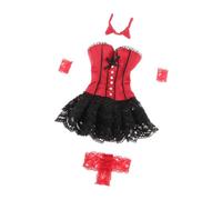 QUXVUIS Colorful 1/6 Scale Doll Clothes Costume Set with Dress Shorts Headband Designed for Creative Dress Up Experiences 12 Inch Female Action Figure Clothes Shorts, Black, 10cm