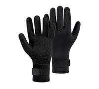 QUXVUIS Comfortable And Warm 3mm Neoprene Diving Gloves For Hand During Water Sports Not Worry About Ripped Five Finger Gloves Fishing Water Sports Anti Slip