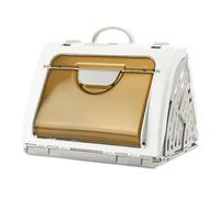 QUXVUIS Comfortable Foldable Cat Carrier Breathable Traveling With Pets Hiking And Camping Easy To Carry Out. High QualityThis Cat Carrier Is Made Of Durable PP