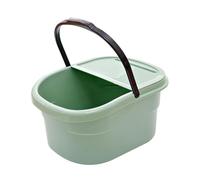 QUXVUIS Comfortable Foot Bath Soak Tub With Handle Essential Home Spa Treatments Foot Bath Basin For Soaking Feet Footbath Bucket Toenails Portable Soaking Basin Soak