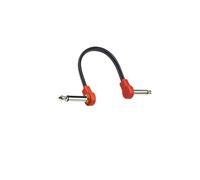 QUXVUIS Compact And Flexible Guitar Effect Cable 14 Inch Right Angle Provides Connectivity For Musicians Which Can Provide Excellent Sound Experience Guitar Pedal Cable Effect, Red, 20cm
