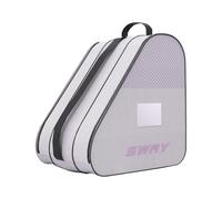 QUXVUIS Compact Roller Skate Storage Bag With Three Compartments Stylish Inline Skate Bag Skating Gear Portable Ice Skates Roller Skating Is Made Of Nylon