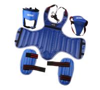 QUXVUIS Complete Set For Adults Kick Boxing MMA Karate Includes Chest Guard Groin Cup Equipped With High Density Foam Inside Lining