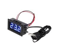 QUXVUIS Convenient And Practical Refrigerator Temperature Detector With Probes For Real-time Monitoring Plastic Thermometer, blue