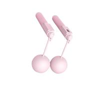 QUXVUIS Cordless Adjustable Weighted Jump Rope with Counter for Enhanced Endurance Training, pink, 280CM