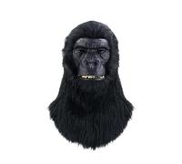 QUXVUIS Cosplay Gorilla Mask With Hair Halloween Essential Indispensable Props For Halloween ABS Full Heads Mask Masks