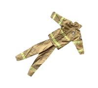 QUXVUIS Costume Accessory 1/6 Scale Men Figure Top Pants Set Fits 1/6 Scale Male Action Figures Collection Firefighter Clothing Set is Designed for Male Action Figures Can Mix and Match These Doll