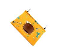 QUXVUIS Cozy Bird Nest House Winter Warm Plush Sleeping Hut Hanging Hammock Small Birds Comfort Winter Warm Bird Nest House Sleeping Hut Monk Parakeet Cage Accessories