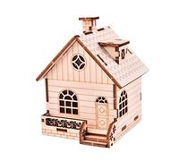 QUXVUIS Craft DIY Educational Science Craft Model Gift Engaging Tool Enhances Problem Solving Skills In Kids FeaturesWooden DIY Music House Can Imagination To