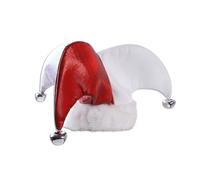 QUXVUIS Cute Clown Cat Hat With Adjustable Strap - Funny Decorative Carnival Pet Supplies For Jester Costume Polyester