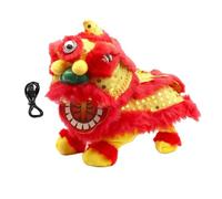 QUXVUIS Dancing Singing Electric Lions Plush Doll Lovely Toy Shaking Head Joyful Decoration New Year Festivities Singing Walking Toy Lion New Year Gifts Ornament