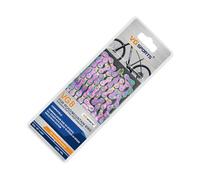 QUXVUIS Dependable Mountain Bike Chain Built For Off-Road Adventures Carbon Steel Mountain Bike Chains Road Chain Stylish, Colorful 8 Speed