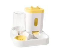 QUXVUIS Detachable Lightweight Drinking Travel Supply For Cats Offering Enhanced Comfort During Feeding Across All Situations Automatic Water Fountain Feeding, yellow, 28x25x26cm