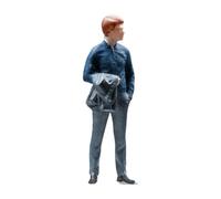 QUXVUIS Diorama DIY Scene Featuring Realistic 164 Men Figure Tiny People Model For Architectural Model Railroad Scenery Realistic 1/64 Gentleman Figure Tiny People, Blue, 2.8cm