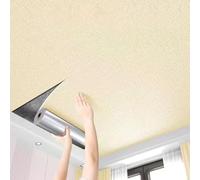 QUXVUIS Discover Self Adhesive Wallpaper Suited for Kitchen Areas Add Style While Benefiting Durable Heat Reflector Wallpaper Self Adhesive Kitchen Updating Rental Properties, Yellow, 100 * 50cm