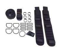 QUXVUIS Diving Backplate Harness Scuba Kit Set Premium Comfortable Adjustable Shoulder Pads Practical Durable Parts Scuba Diving Backplate Kit Replacement, Black