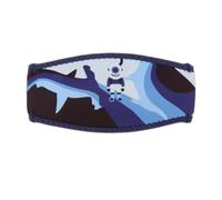 QUXVUIS Diving Strap Cover Easy Setup Mask Straps Designed To Long Hair While Engaging In Water Sports Enjoyment Diving Strap Cover Mask Straps For Back Of Head, Dark Blue, 9x18cm