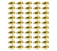 QUXVUIS Diy Fishing Attractor Fishing Lure Kit Unique Teardrop Shape Attracts Fish Effectively While Bass Equipment Tackle Accessories Saltwater, Gold, 17mm