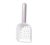 QUXVUIS Dog Cat Litter Drop-Resistant Shovel Pet Cleanning Tool Sand Feces Non-Slide Handle Scoop Toilet Necessities Supplies, Gray White