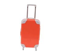 QUXVUIS Doll Accessory Suitcase Travel Carrier Toy Reliable Companion For Every Child S Adventure Also Children Can Also To Store Other Small Toys And Doll Accessory. Gift For , Orange , 9x4.5x14.8cm