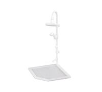 QUXVUIS Doll House Accessories Simulated Shower Tool Ramps Up Miniature Bathroom Experience Enhancing Playtime Adventures Miniature Bathroom Doll House Shower