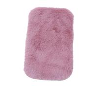 QUXVUIS Dollhouse Decor Round Plush Rug Toy Accessory For 112 Scale Miniature Living Room Setup Can Pretend For Decorating Dolls Scene. Dollhouse Kitchen Pretend Party Accessories Toys , Pink , Oval