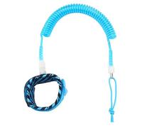 QUXVUIS Double Bearing 10ft Coiled Surfboard Leash 360° Rotation Lightweight And Durable Especially In Intervals Where Waves Are Far Shore. 5mm 10ft Coiled