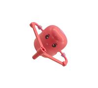 QUXVUIS Drawing Robot Toy Fun Learning Experience For Kids Cute Educational Tool With 100 Word Cards 2 Paintbrushes Data Cable Interactive Educational Drawing Robot For Kids, pink, 110x110x125mm