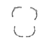 QUXVUIS Drone Accessories Anti-collision Impact Protector For Drones Lightweight Does Not Add Burden And Is Easy To Fly, Transparent black