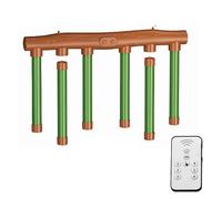 QUXVUIS Drop Stick Game Set Grip Exercise Hand-Eye Coordination Adjustable Three Gear Training Hand Eye Coordination Catching Sticks Game Convenient Remote Control, green