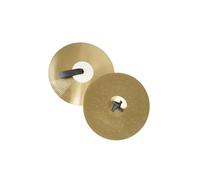 QUXVUIS Drum Cymbals Beginner Drummers Brass Cymbals Choice For Those Starting With Percussion Crash Performance Drum Players Instrument Parts, Golden, 12 inch