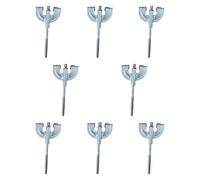 QUXVUIS Drum Tension Rods Screws Hardware Spares Bass Drum Claws Reliable Performance Essential Replacement Parts All Drummers Professional Practical, Silver, M6