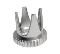 QUXVUIS Durable Airbrush Nozzle Caps Offer Essential Support For Needle Tips Performance While Simplifying Painting Process Airbrush Needle Cap Replacement, Silver, Style A
