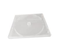 QUXVUIS Durable Clear CD Cases Standard Transparent Lightweight Double Disc Storage For DVDs And CDs With Easy Insert Artwork Sleeves Clear CD Cases Standard Transparent DVD