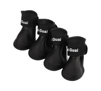 QUXVUIS Durable Dog Boots Waterproof Shoes For Snowy Days Designed To Paws While Maintaining Comfort During Outdoor Activities Paw Protectors For Winter Snowy, Black, M