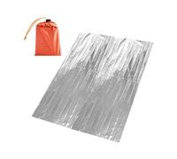 QUXVUIS Durable Folding Survival Insulating Sleeping Mat Outdoor Large Waterproof Emergency Blanket Hypothermia Rescuing Foil Mylar First Aids Thermal Insulation Space Blankets
