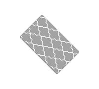 QUXVUIS Durable Kitchen Carpet Anti Fatigue Cushioned Providing Essential Support And Stability While Working In High Traffic Areas Antifatigue Small Runners, Grey, 75x45cm