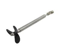 QUXVUIS Durable RC Boat Drive Shaft With Threads And Slots High Efficiency Rustproof Parts Suitable For Model Boats Remote Control Boat Shaft With Sleeve, 13x8cm 3.17mm