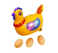 QUXVUIS Dynamic Hen Walk Laying Eggs Electric Doll Toys Gifts Colorful Singing Dancing Chicken Toy Enhancing Creative Play Talking Walking Chicken Singing Dancing Chick Toy