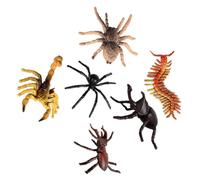 QUXVUIS Early Cognitive Development Set of 6 Realistic Insect Figures for Children Simulation Model